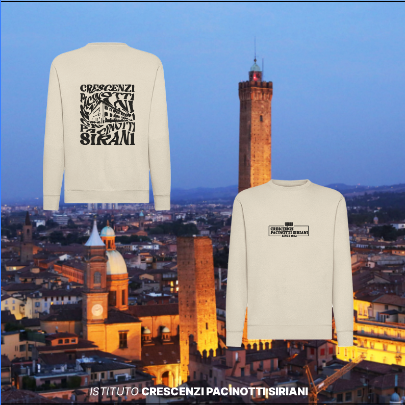 Felpa girocollo shaped - Istituto Crescenzi Pacinotti Siriani