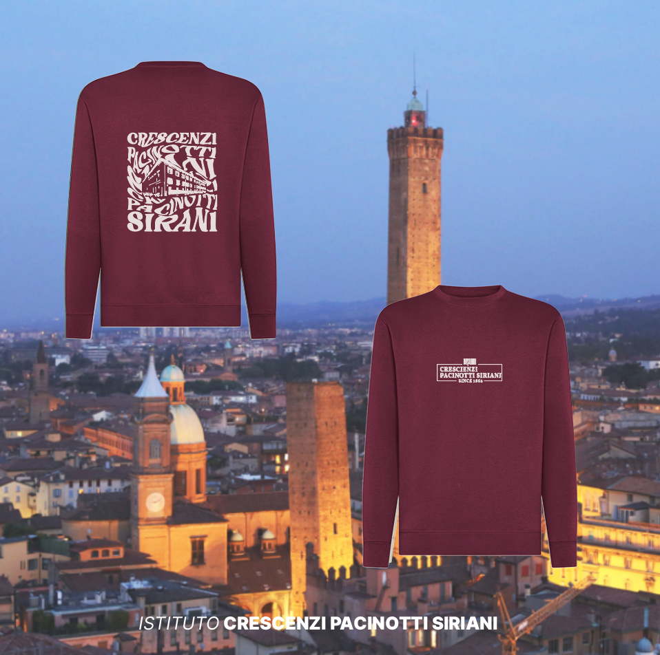 Felpa girocollo shaped - Istituto Crescenzi Pacinotti Siriani