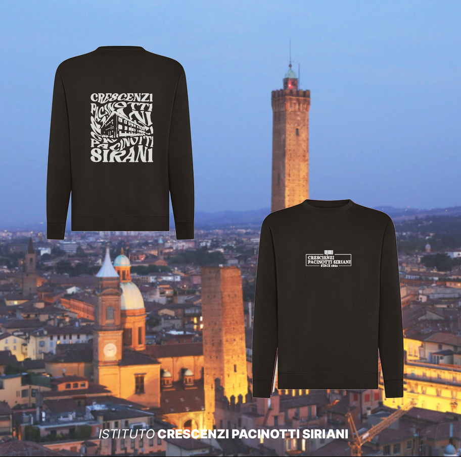 Felpa girocollo shaped - Istituto Crescenzi Pacinotti Siriani