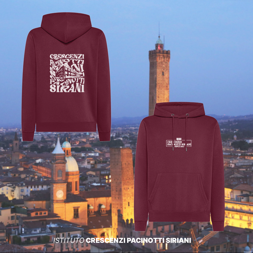 Felpa Cappuccio Shaped -  Istituto Crescenzi Pacinotti Siriani