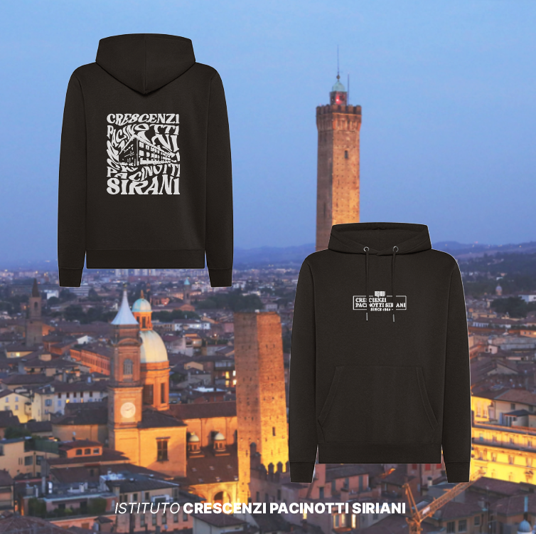 Felpa Cappuccio Shaped -  Istituto Crescenzi Pacinotti Siriani