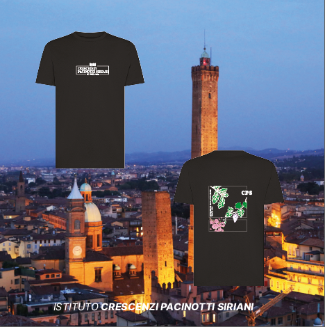 T-shirt organica ciliegio - Crescenzi Pacinotti Siriani