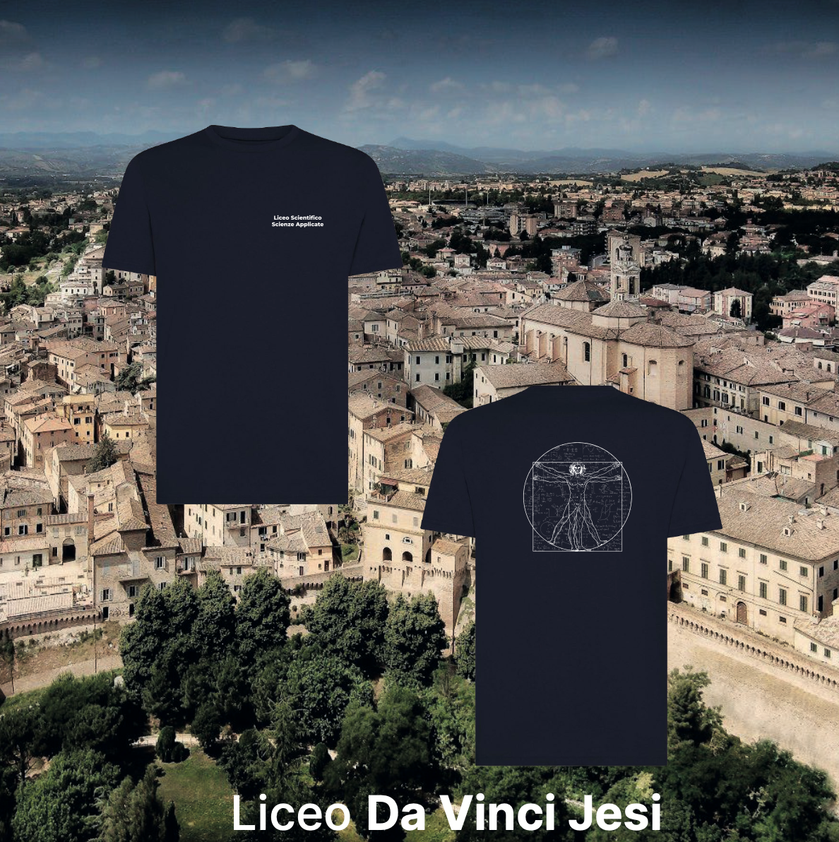 T-shirt scienze applicate - Liceo Da Vinci Jesi