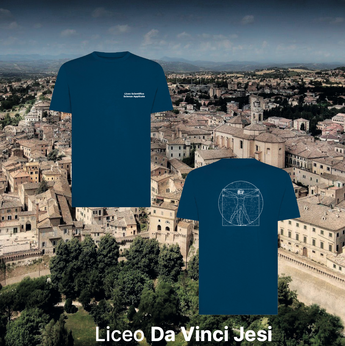 T-shirt scienze applicate - Liceo Da Vinci Jesi