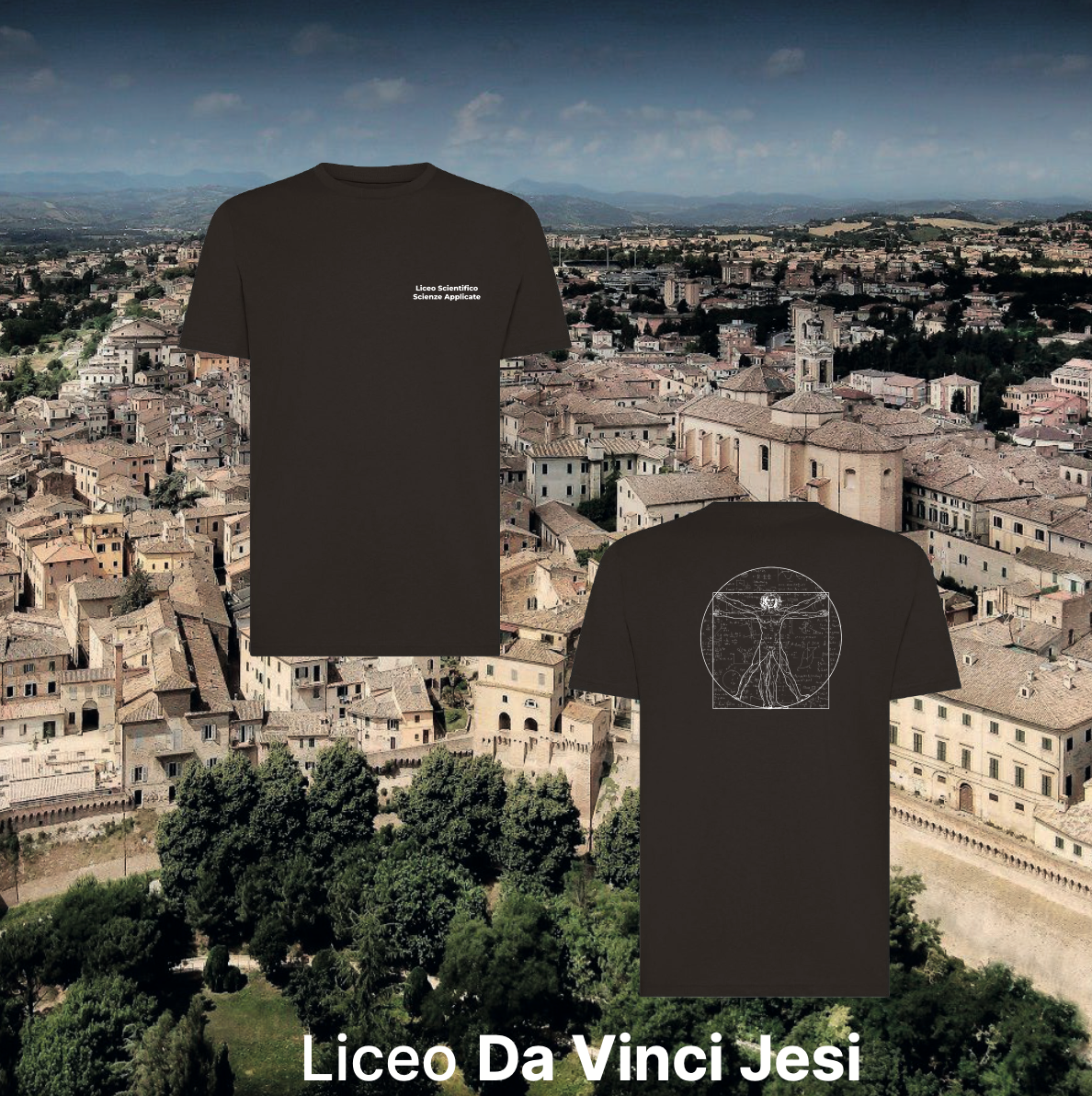 T-shirt scienze applicate - Liceo Da Vinci Jesi