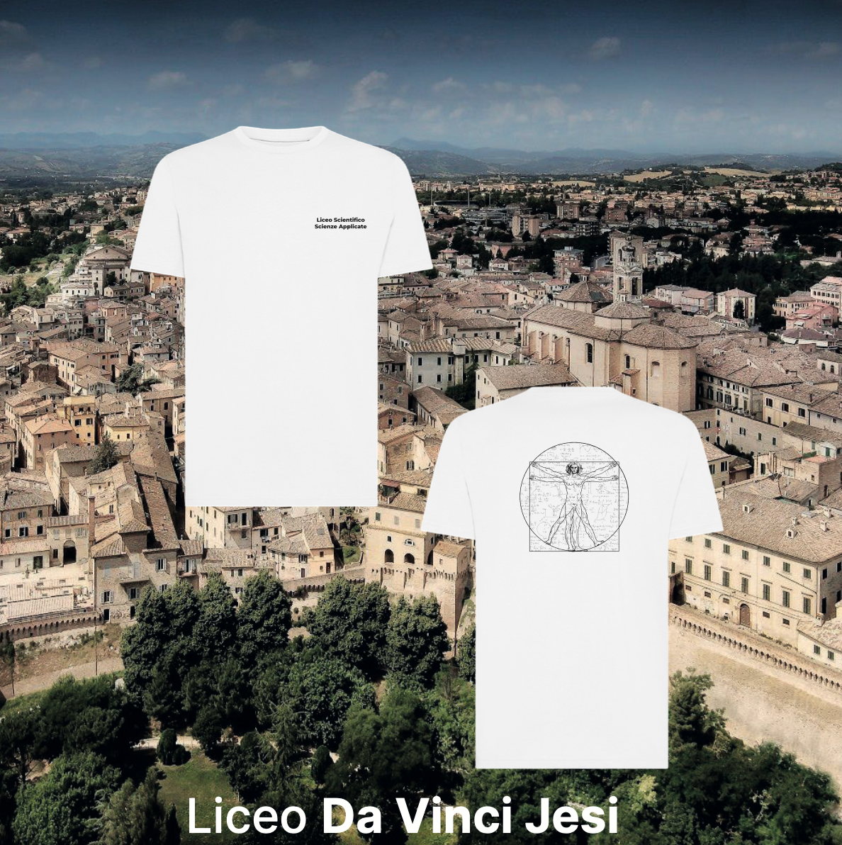 T-shirt scienze applicate - Liceo Da Vinci Jesi