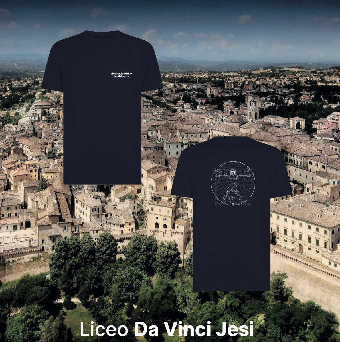T-shirt tradizionale - Liceo Da Vinci Jesi