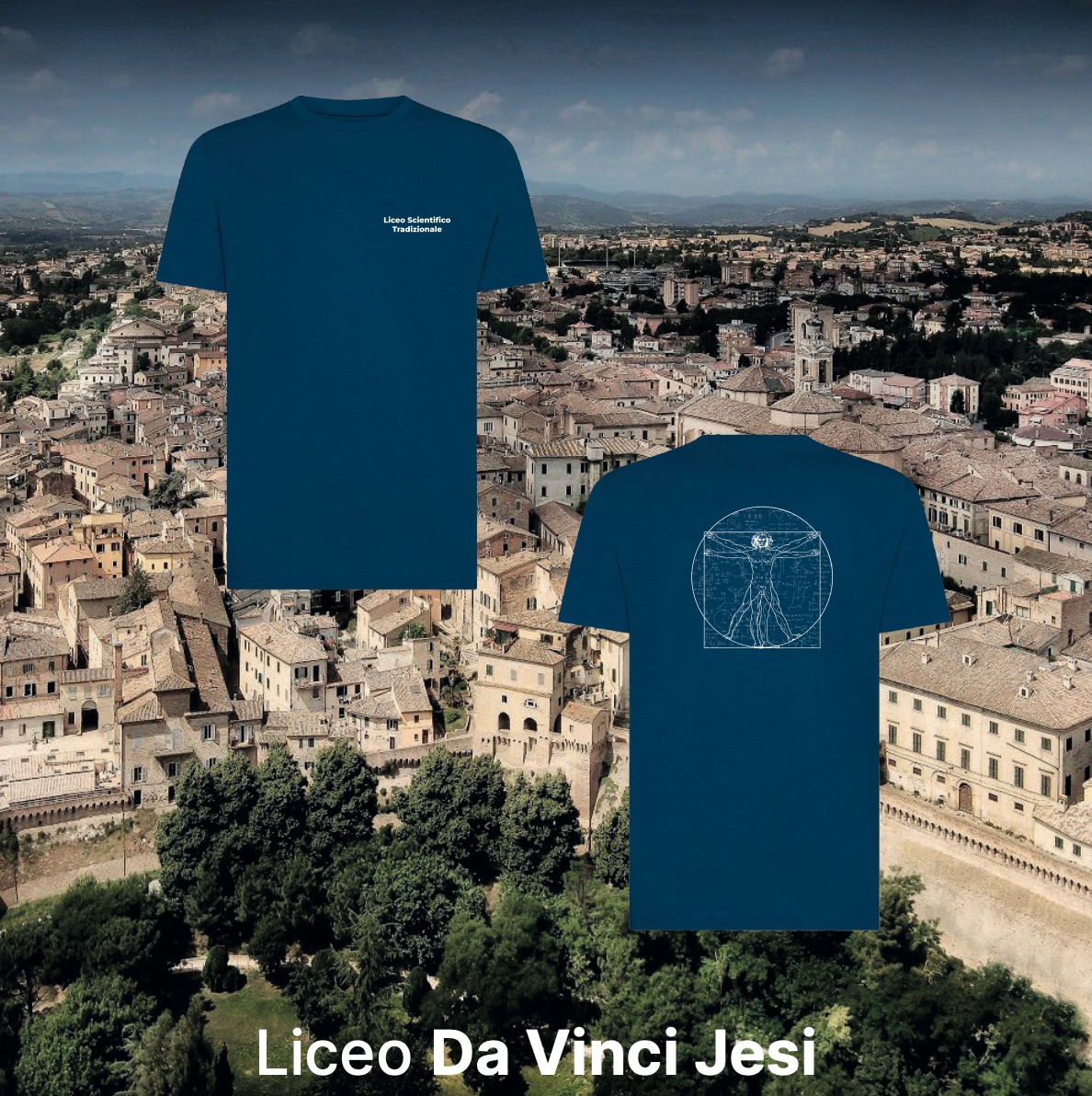 T-shirt tradizionale - Liceo Da Vinci Jesi
