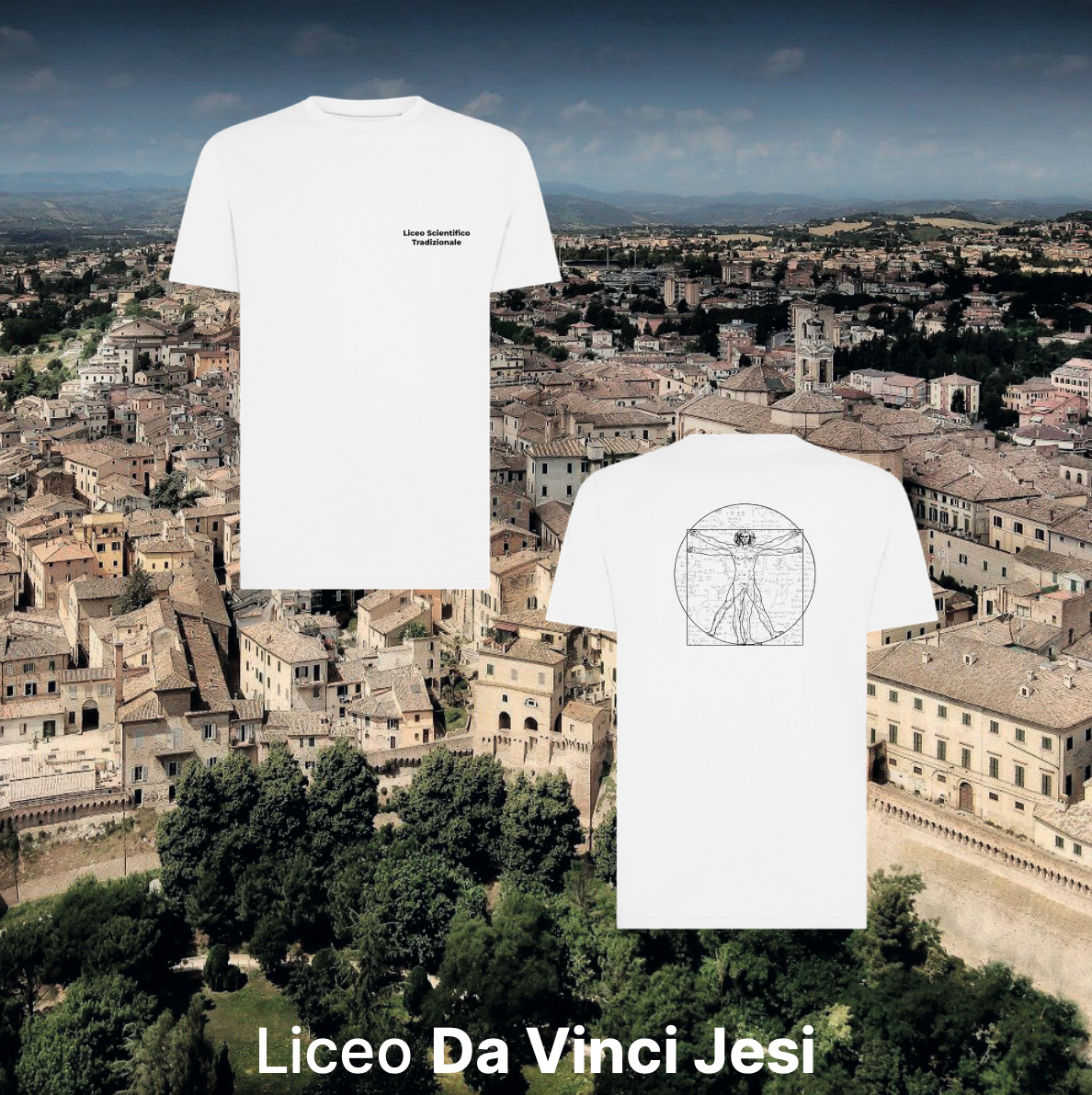 T-shirt tradizionale - Liceo Da Vinci Jesi