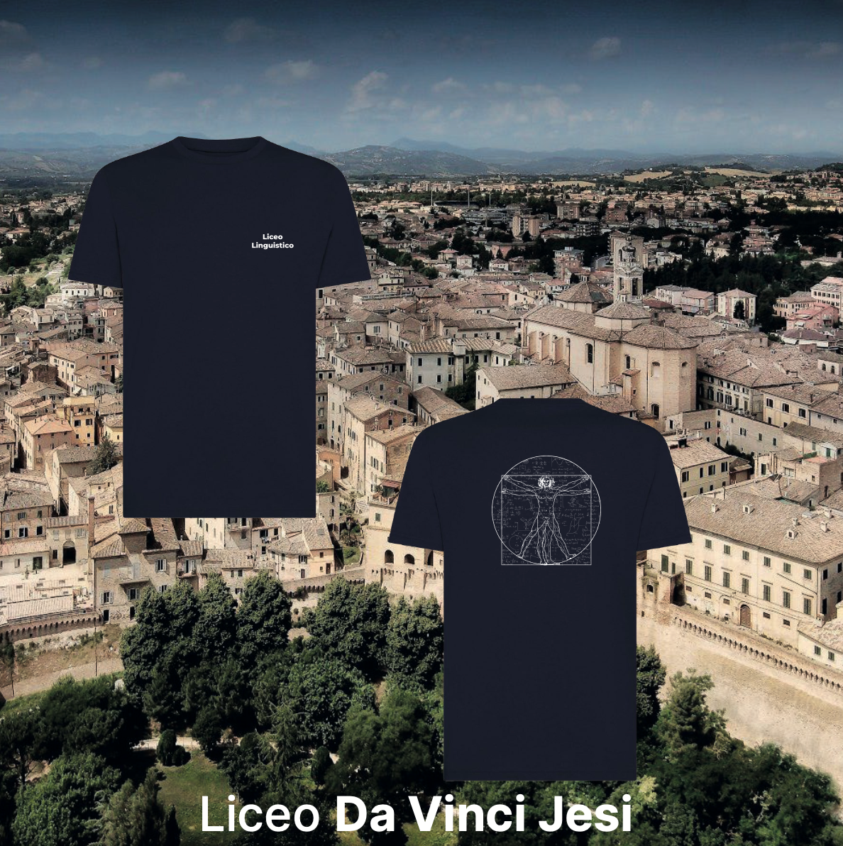 T-shirt linguistico - Liceo Da Vinci Jesi