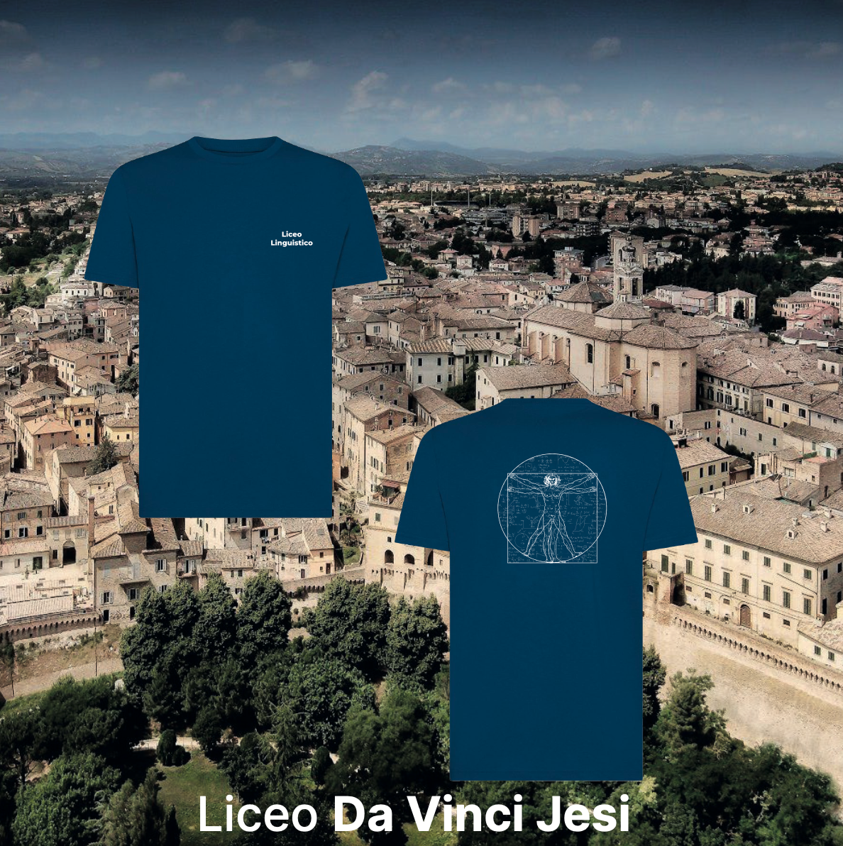 T-shirt linguistico - Liceo Da Vinci Jesi