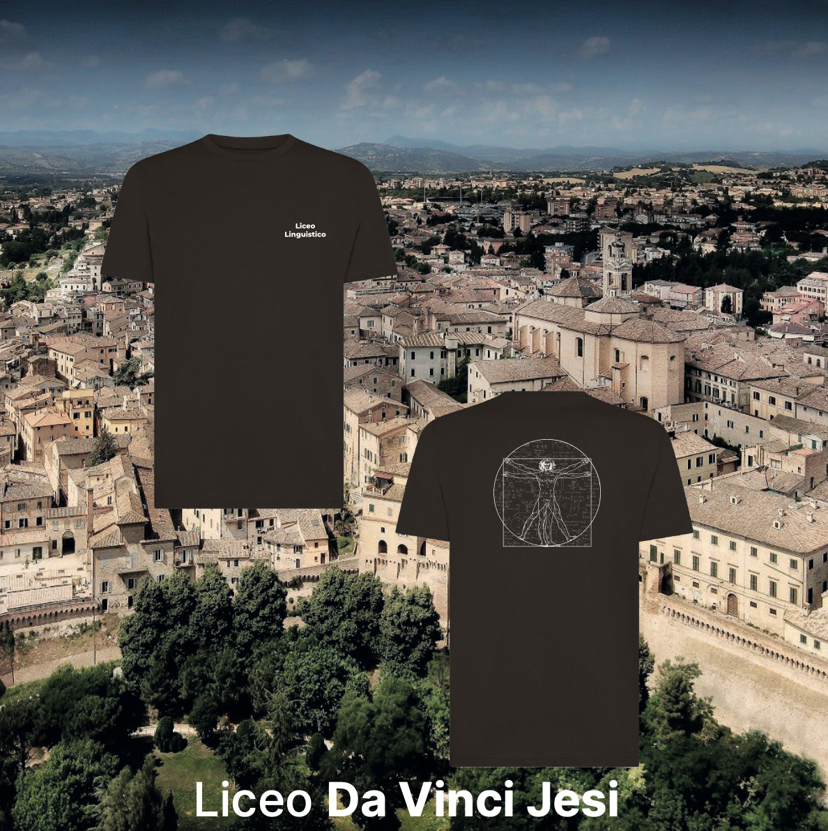 T-shirt linguistico - Liceo Da Vinci Jesi