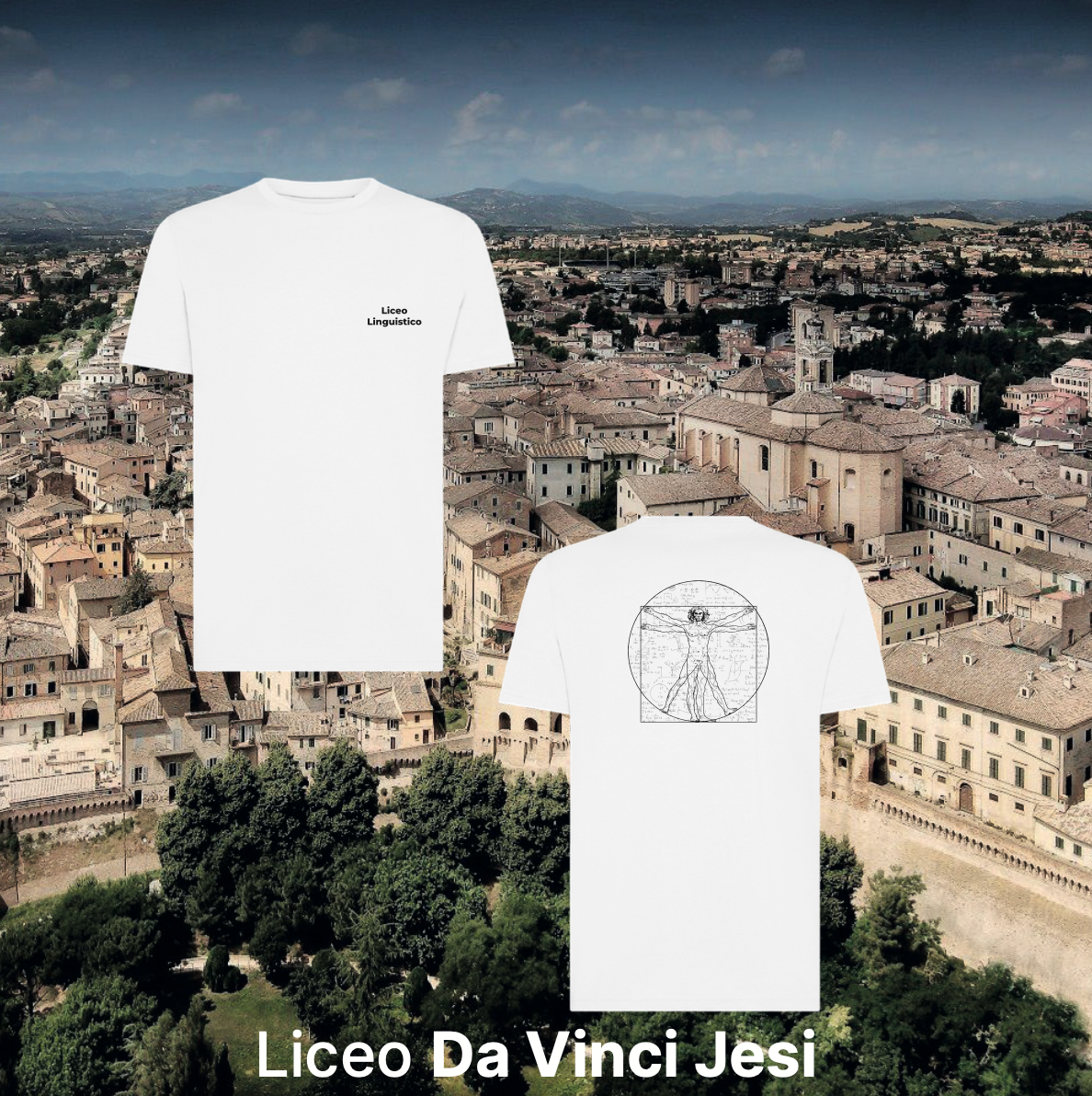 T-shirt linguistico - Liceo Da Vinci Jesi
