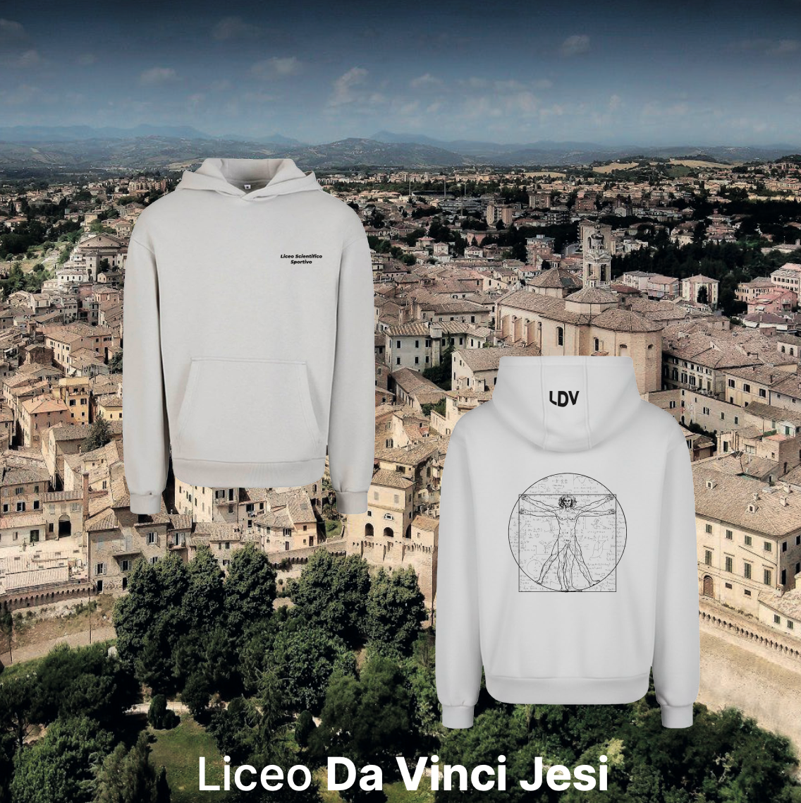 Hoodie sportivo - Liceo Da Vinci Jesi