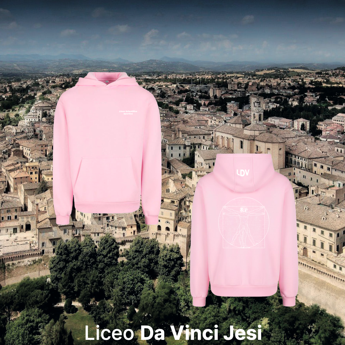 Hoodie sportivo - Liceo Da Vinci Jesi