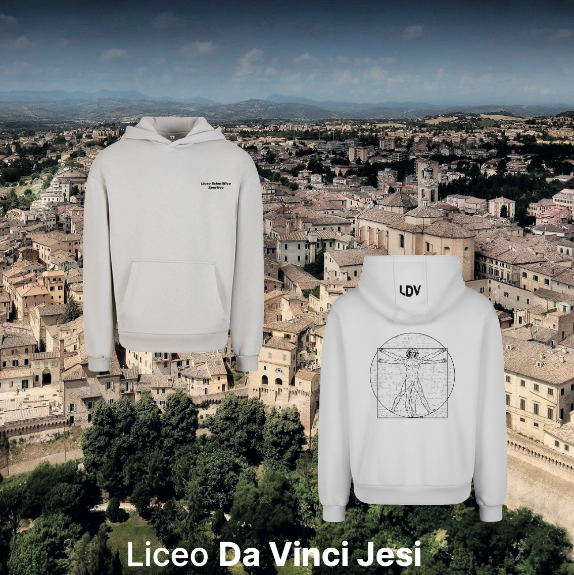 Hoodie tradizionale - Liceo Da Vinci Jesi