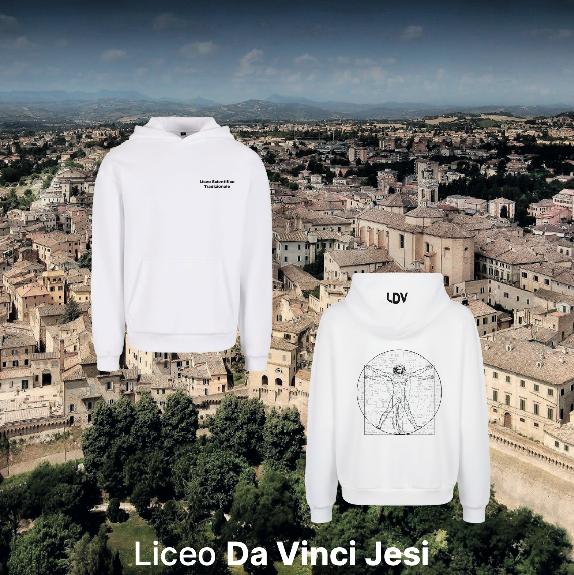 Hoodie tradizionale - Liceo Da Vinci Jesi