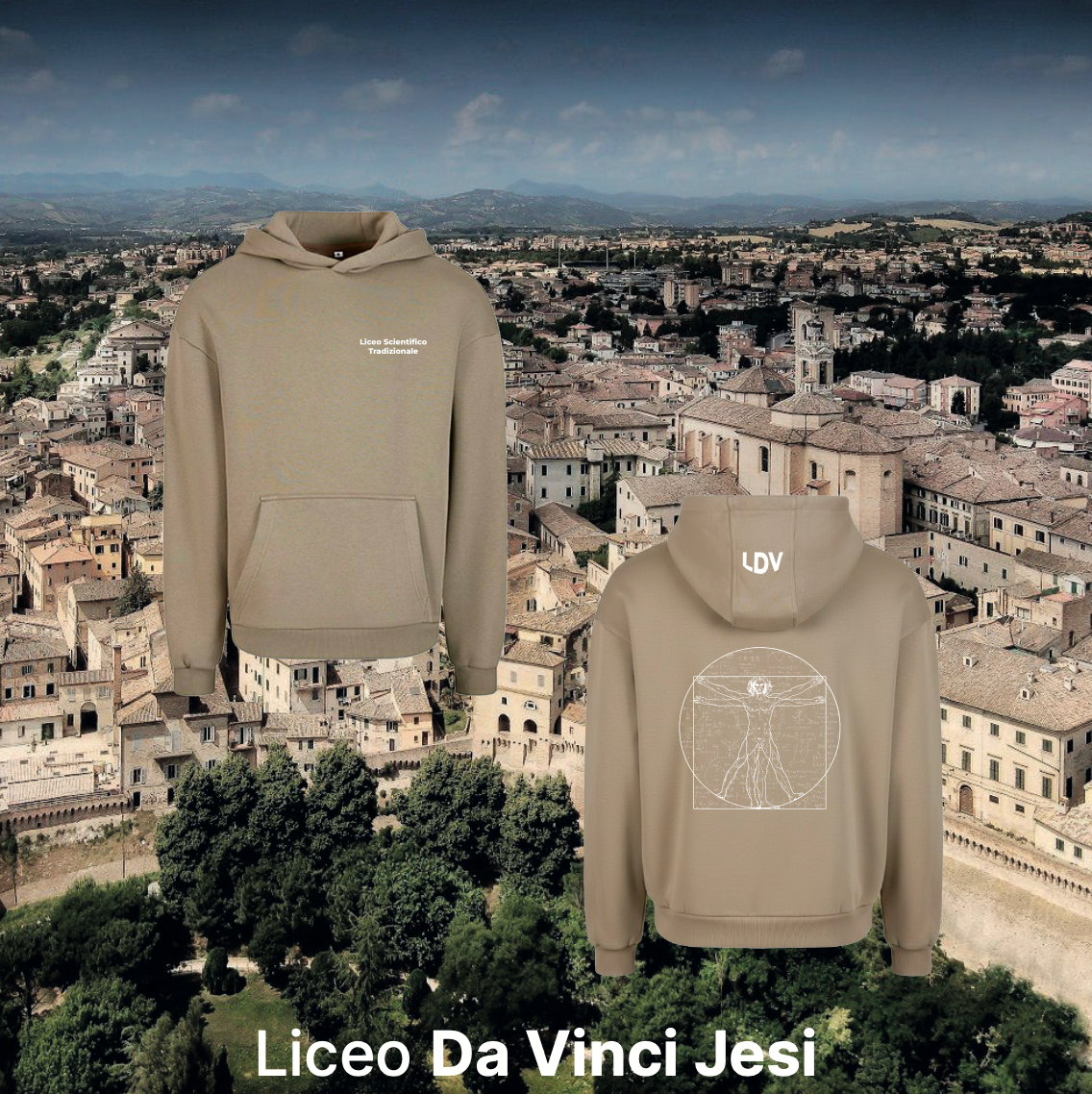 Hoodie tradizionale - Liceo Da Vinci Jesi