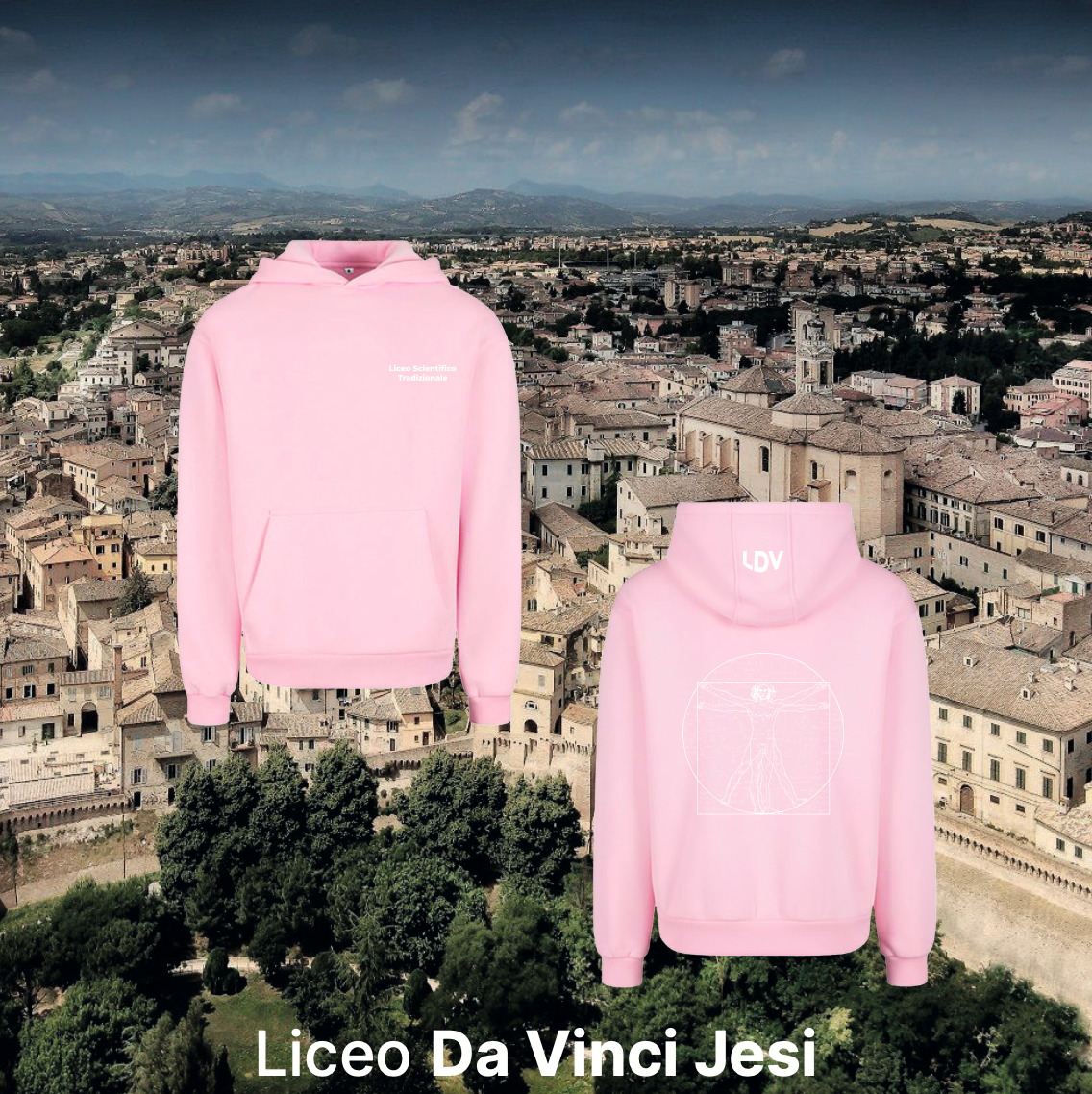 Hoodie tradizionale - Liceo Da Vinci Jesi