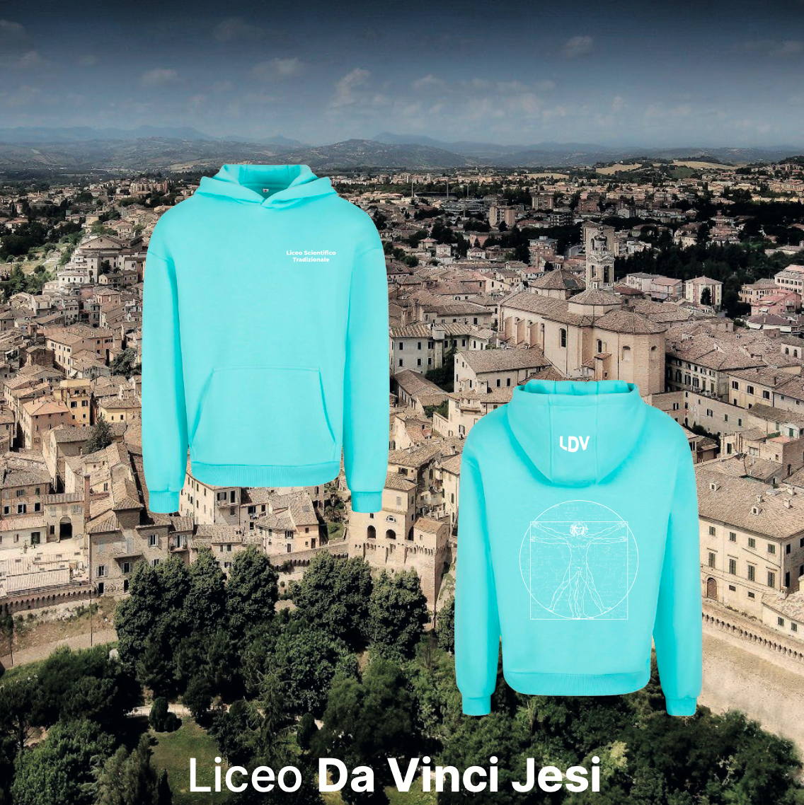 Hoodie tradizionale - Liceo Da Vinci Jesi