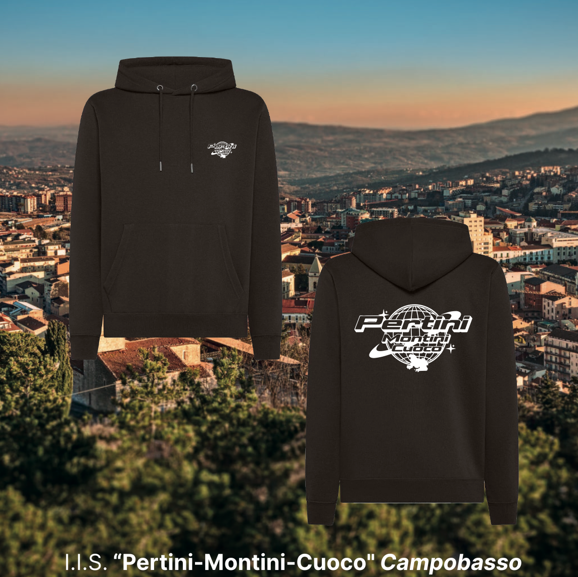 Hoodie - I.I.S. "Pertini Montini Cuoco" Campobasso