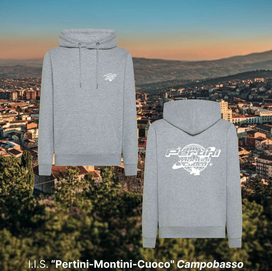 Hoodie - I.I.S. "Pertini Montini Cuoco" Campobasso