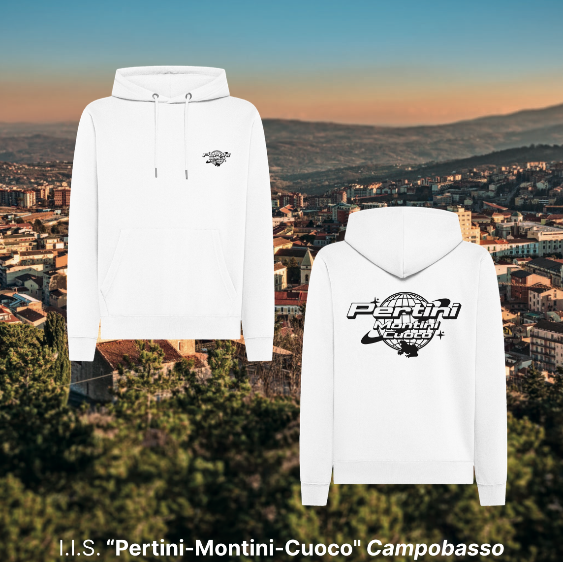 Hoodie - I.I.S. "Pertini Montini Cuoco" Campobasso