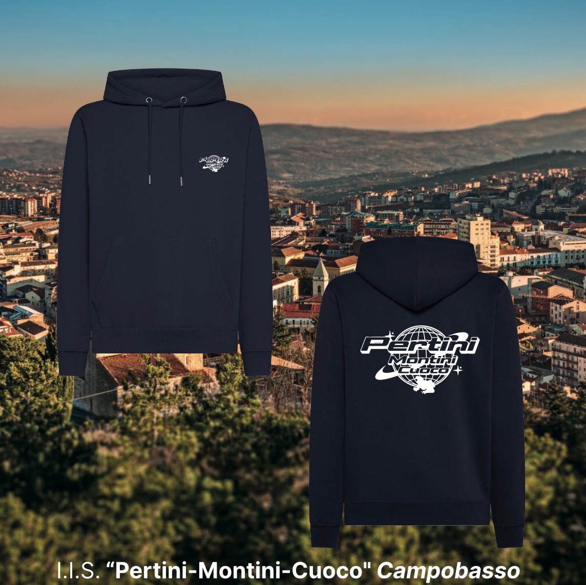Hoodie - I.I.S. "Pertini Montini Cuoco" Campobasso