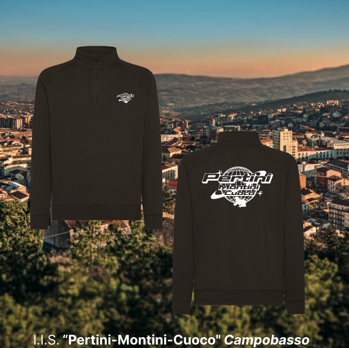 Quarter zip - I.I.S. "Pertini Montini Cuoco" Campobasso