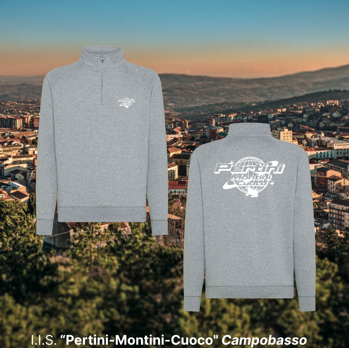 Quarter zip - I.I.S. "Pertini Montini Cuoco" Campobasso