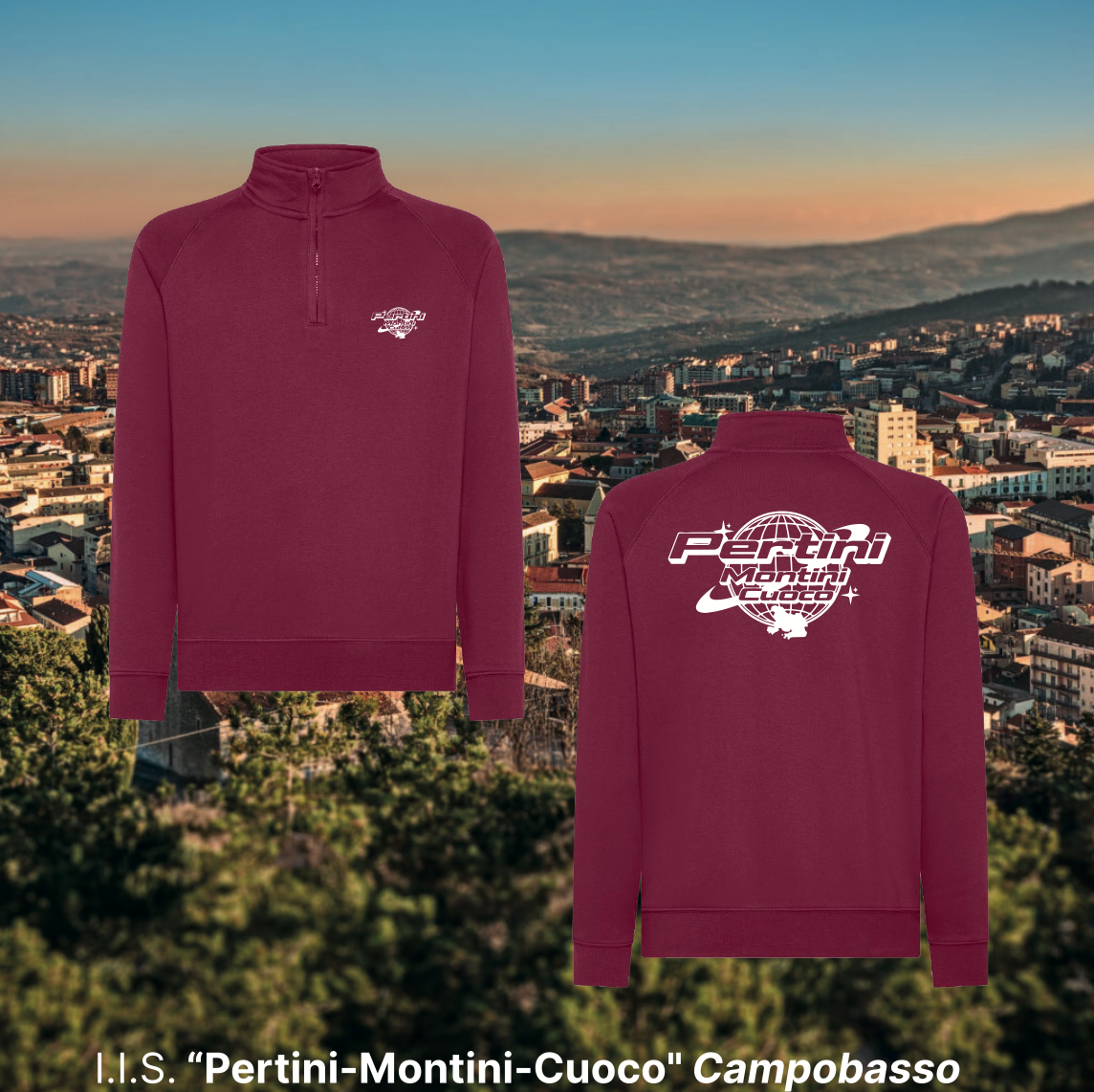 Quarter zip - I.I.S. "Pertini Montini Cuoco" Campobasso