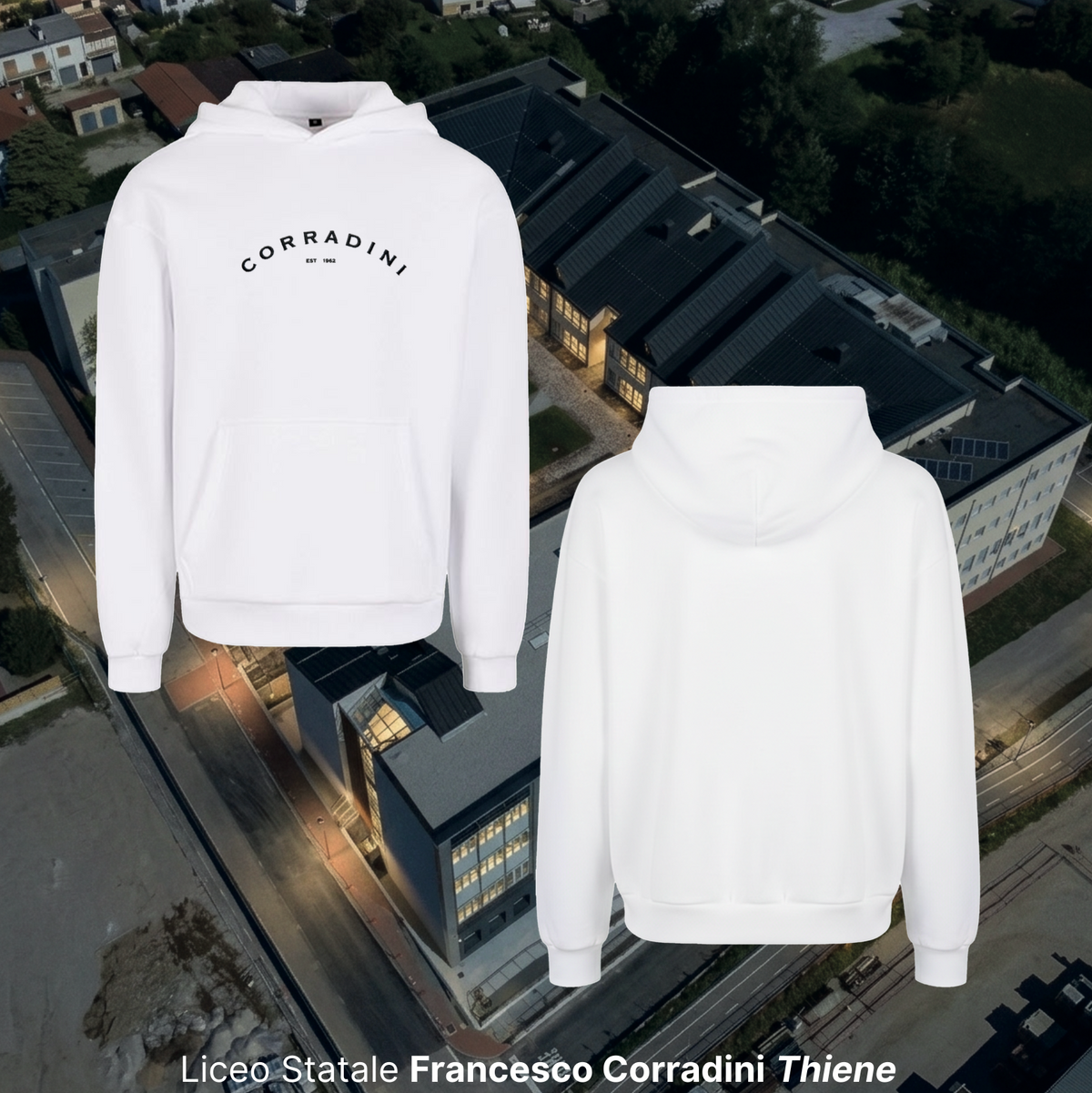 Hoodie "est 1962" - Liceo Corradini Thiene