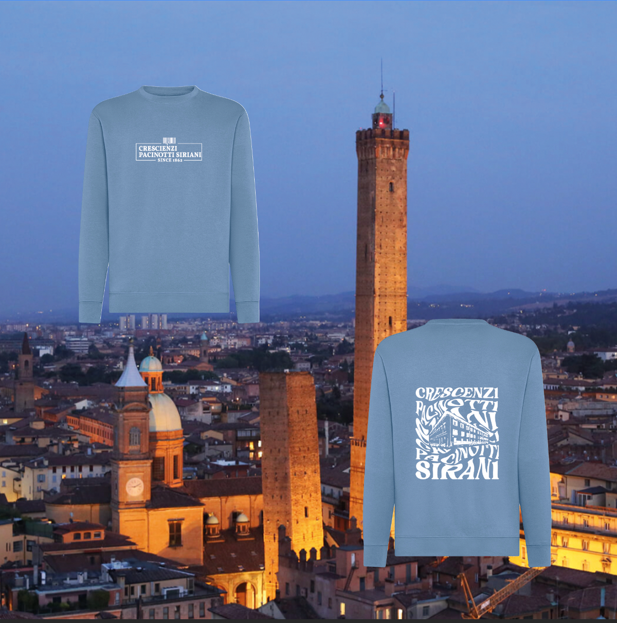 Felpa girocollo shaped - Istituto Crescenzi Pacinotti Siriani