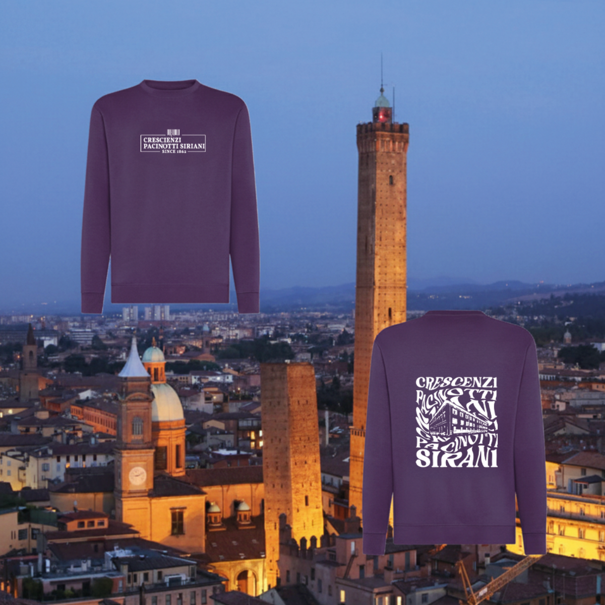 Felpa girocollo shaped - Istituto Crescenzi Pacinotti Siriani