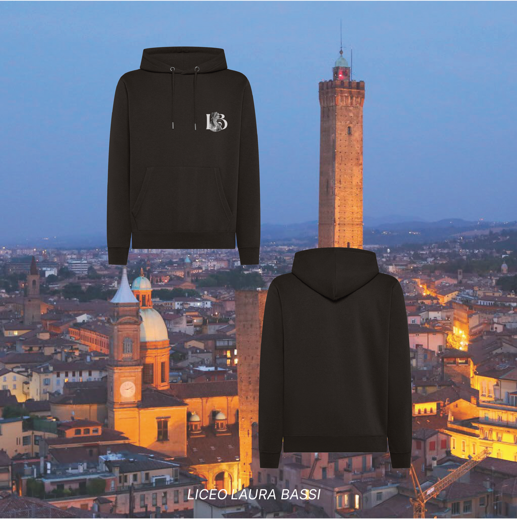 Felpa Cappuccio LB - Liceo Laura Bassi