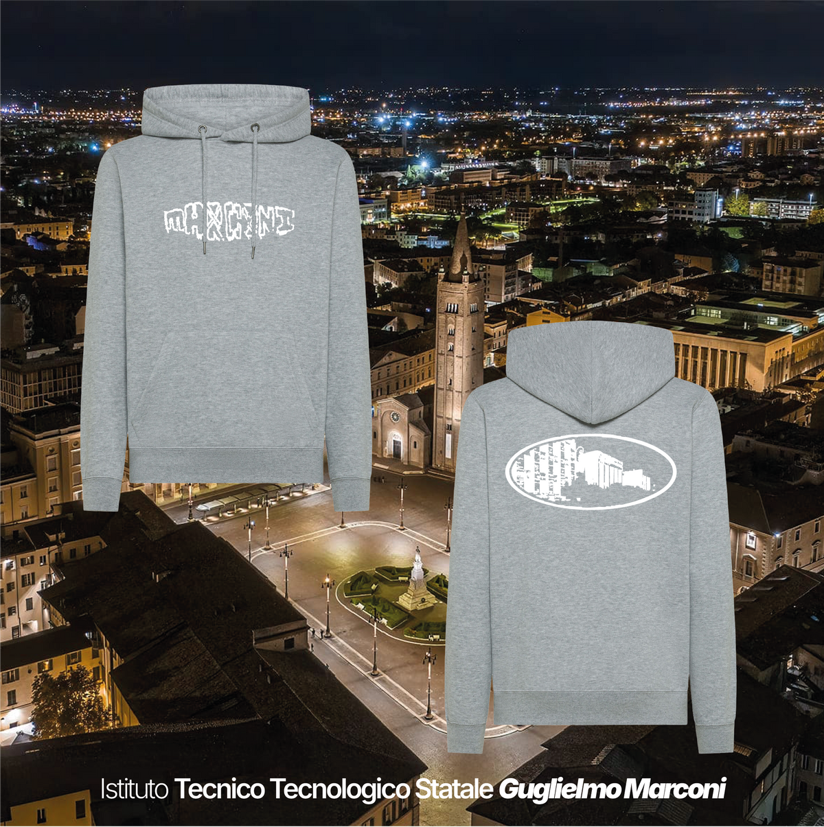 Felpa cappuccio - ISTITUTO TECNOLOGICO STATALE GUGLIELMO MARCONI