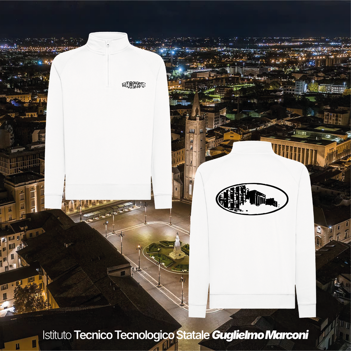 Felpa mezza zip - ISTITUTO TECNOLOGICO STATALE GUGLIELMO MARCONI