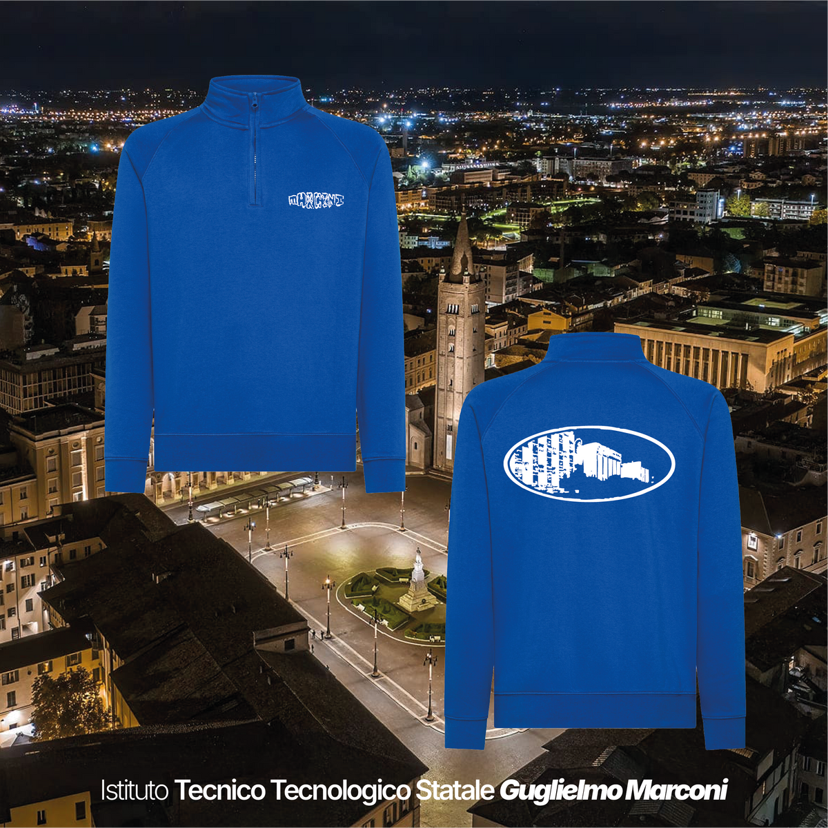 Felpa mezza zip - ISTITUTO TECNOLOGICO STATALE GUGLIELMO MARCONI