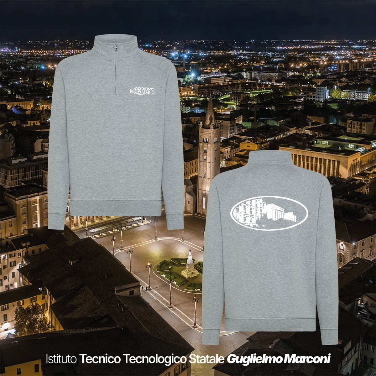 Felpa mezza zip - ISTITUTO TECNOLOGICO STATALE GUGLIELMO MARCONI