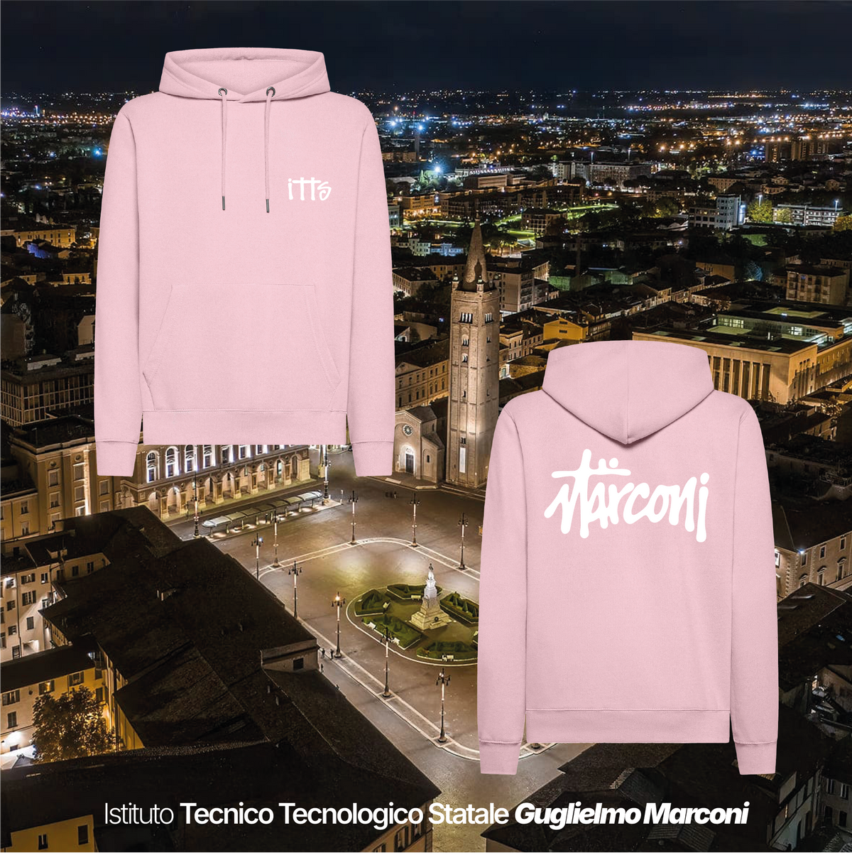 Felpa cappuccio - ISTITUTO TECNOLOGICO STATALE GUGLIELMO MARCONI #2