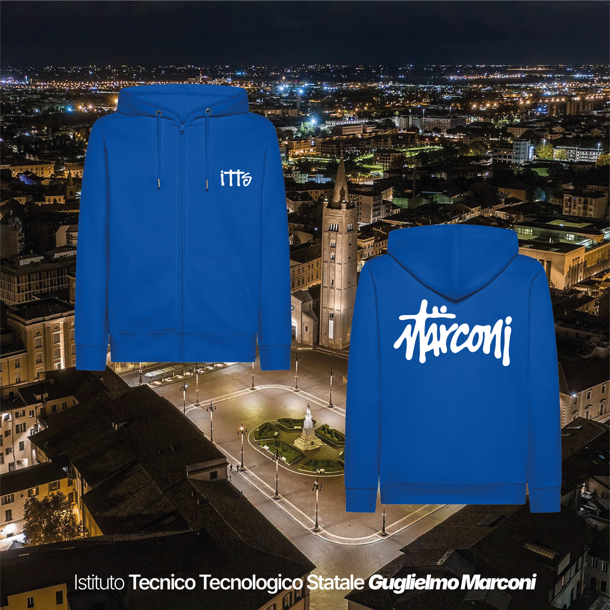Felpa zip - ISTITUTO TECNOLOGICO STATALE GUGLIELMO MARCONI #2