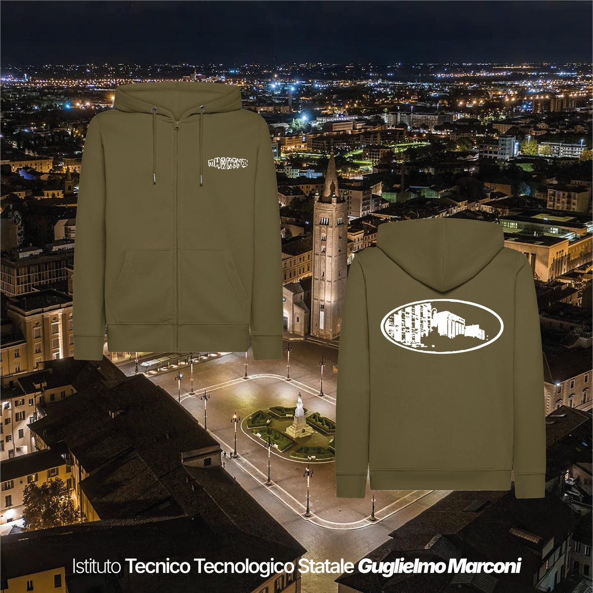 Felpa zip - ISTITUTO TECNOLOGICO STATALE GUGLIELMO MARCONI