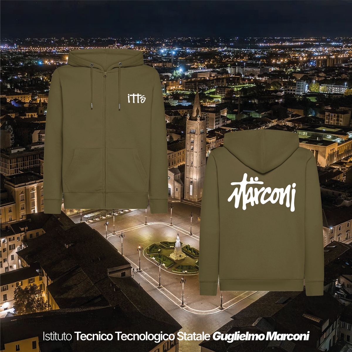Felpa zip - ISTITUTO TECNOLOGICO STATALE GUGLIELMO MARCONI #2