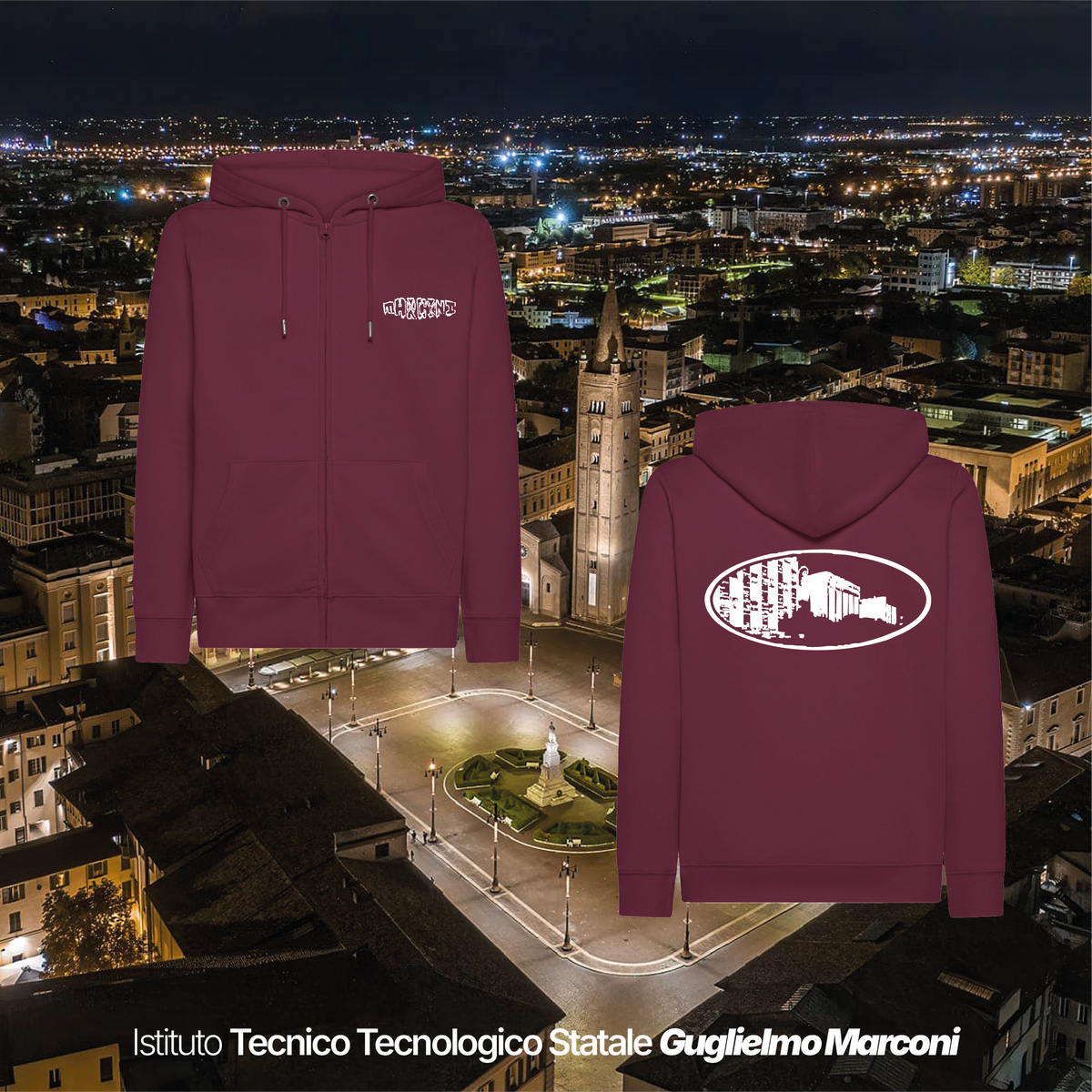Felpa zip - ISTITUTO TECNOLOGICO STATALE GUGLIELMO MARCONI