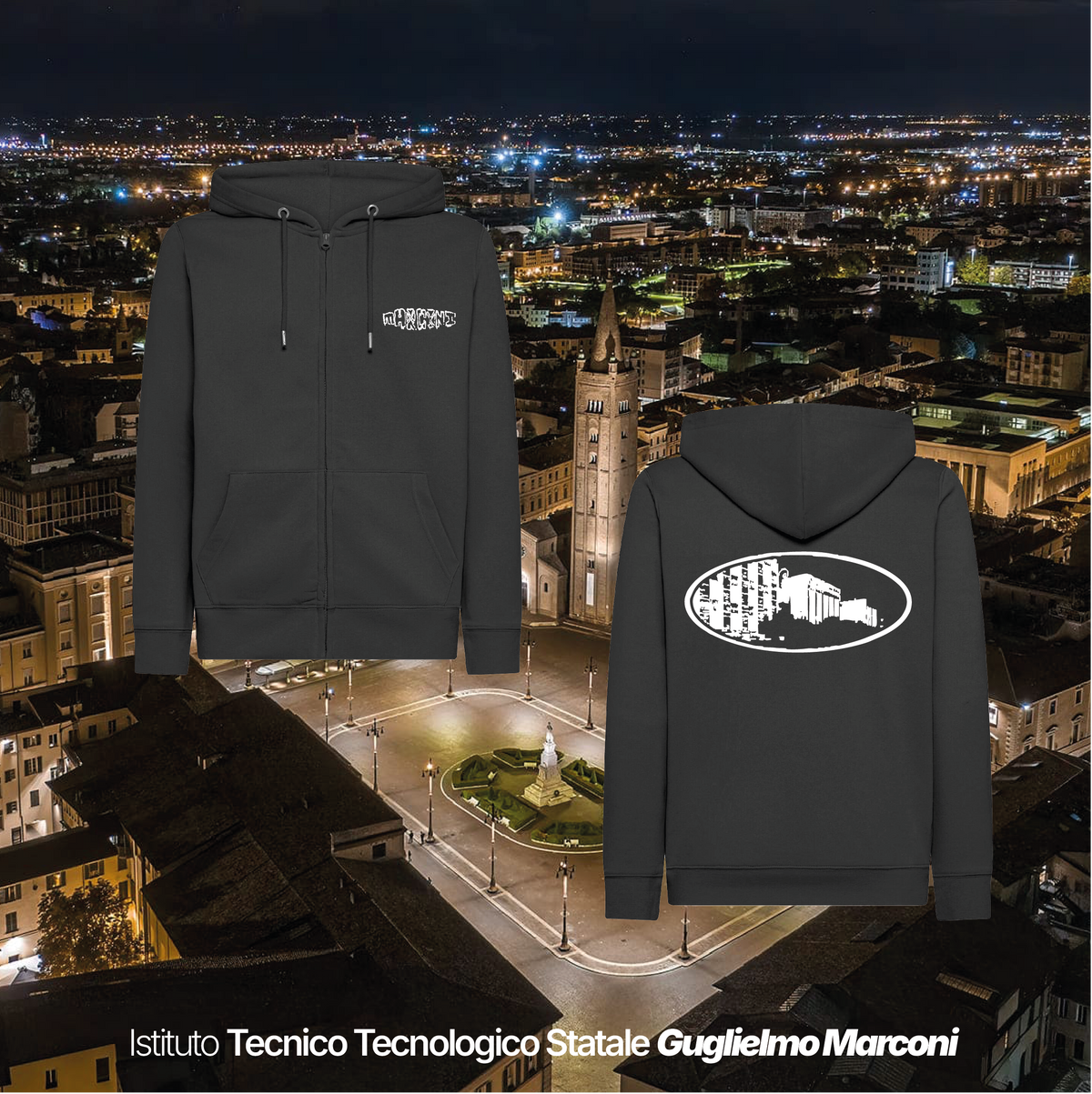 Felpa zip - ISTITUTO TECNOLOGICO STATALE GUGLIELMO MARCONI