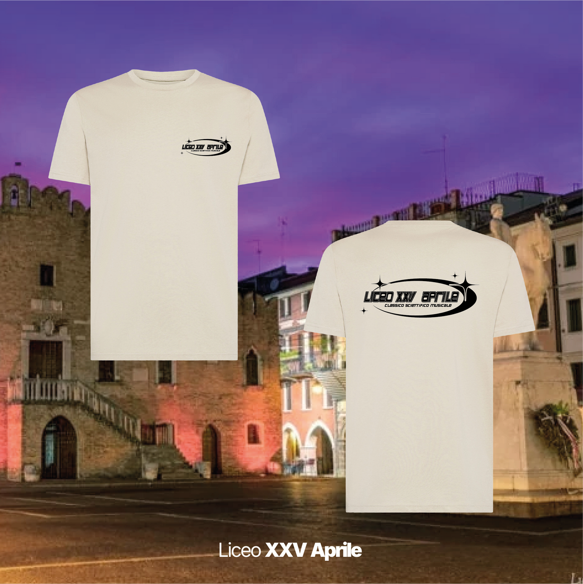 T shirt- Liceo XXV Aprile