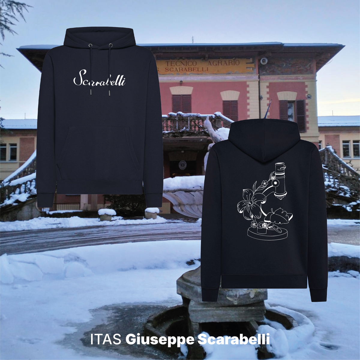 Felpa cappuccio-ITAS Giuseppe Scarabelli