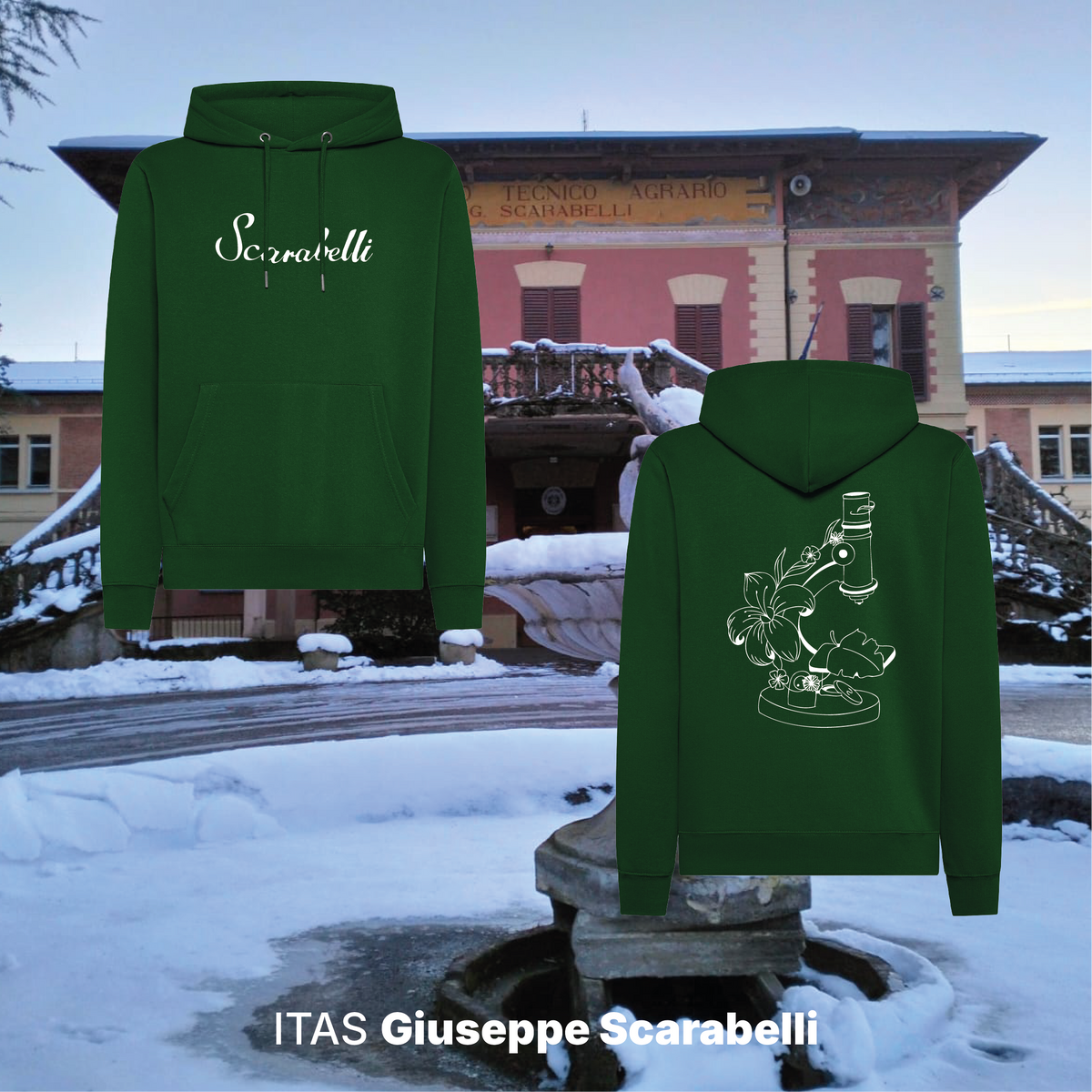 Felpa cappuccio-ITAS Giuseppe Scarabelli