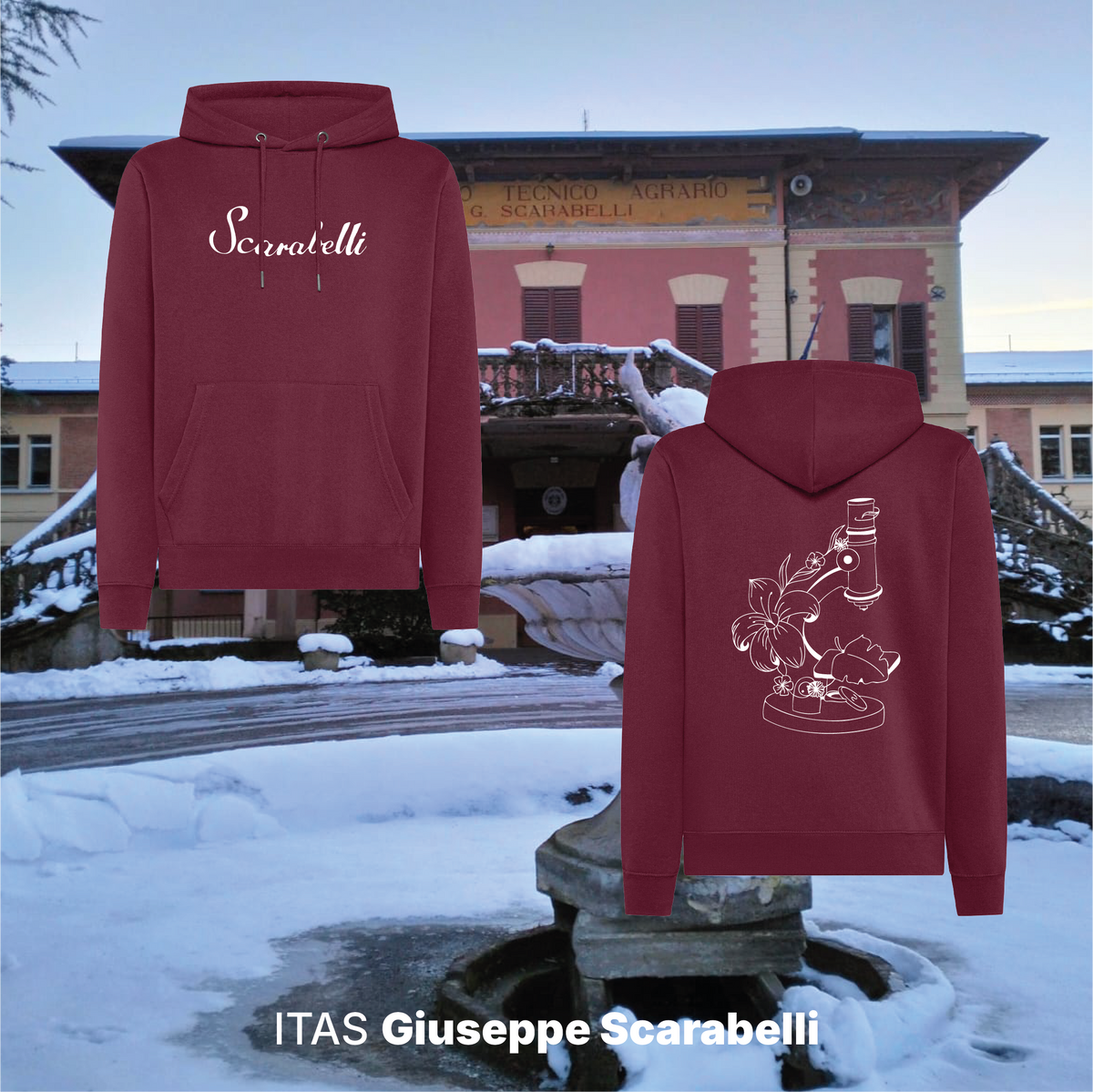 Felpa cappuccio-ITAS Giuseppe Scarabelli
