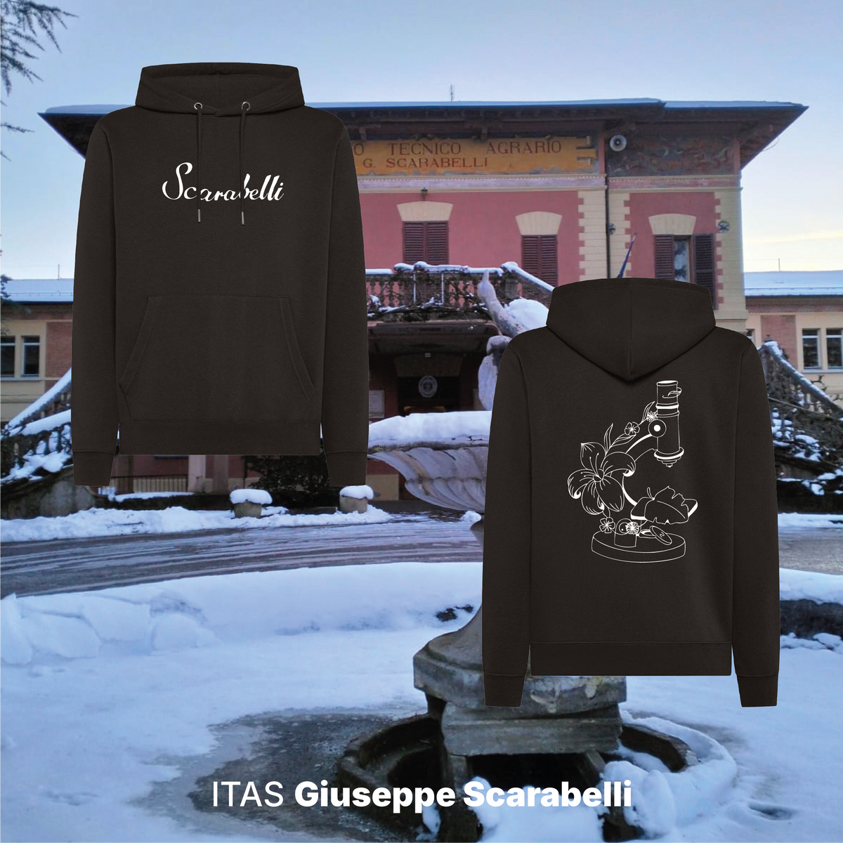 Felpa cappuccio-ITAS Giuseppe Scarabelli